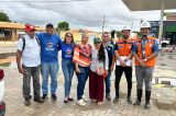 Prefeitura de Juazeiro leva assistência emergencial ao pré-assentamento Terra Nossa, na região do Salitre, com atuação da Defesa Civil, Programa Juazeiro Sem Fome, atendimento social e de saúde