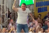 Pulando de alegria? Com pai internado, Flávio Bolsonaro curte evento em Rondônia; veja vídeo