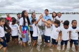 *Agrovale participa de soltura de 50 mil alevinos no Rio São Francisco em celebração pelo Dia Mundial da Água*