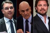 Flávio Bolsonaro pede saída de Moraes após supostas mensagens com Vorcaro