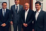 Pacheco encaminha candidatura pelo PSB ao governo de Minas em jantar com João Campos e Alckmin