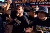 Sinpol intensifica protestos e cobra abertura de mesa de negociação prometida por Raquel