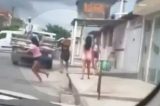 Vídeo mostra ataque a tiros contra jovem de 19 anos após discussão por ciúmes em Feira de Santana; assista