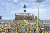 Bolsonaristas participam de ato “Acorda Brasil” em Salvador neste domingo