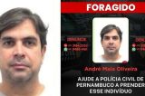 Foragido: Polícia Civil divulga foto do homem que invadiu condomínio da ex no Recife