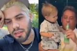 Zé Felipe se pronuncia após Leonardo ser acusado de dar bebida alcoólica ao neto de 1 ano: ‘Ninguém é burro ou irresponsável’