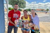 Pinhões recebe 100 cestas básicas por meio de parceria entre Bahia Sem Fome e Juazeiro Sem Fome