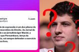 Raquel Lyra presta apoio ao JC e a jornalista; João Campos se cala