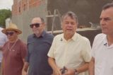 Prefeito Marcos Lobo visita obra de reforma e ampliação de escola no interior