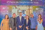 Jordávio Ramos recebe presidente da Associação Comercial da Bahia em Juazeiro durante a 1ª Feira de Negócios do Vale do São Francisco