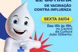 Giro Zé Gotinha leva vacinação e conscientização ao Centro de Cultura João Gilberto nesta sexta-feira (24)