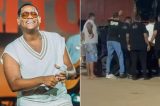 Integrante da banda de cantor de arrocha recebe descarga elétrica durante show na Bahia