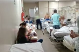 Pacientes ao chão e corredores lotados: o caos instalado no Hospital de Base