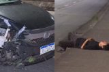 Motorista com sinais de embriaguez bate carro e ‘tira cochilo’ antes de fazer teste do bafômetro: “Só queria dormir”