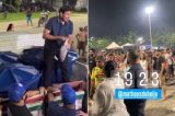 Promessa de peixes para moradores termina em confusão e suplente de vereador é chamado de ‘mentiroso’; veja vídeo