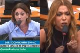 Deputada detona Erika Hilton e ameaça acionar Lei Maria da Penha durante discussão: “Força de um homem, não de mulher”