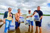 Prefeitura de Lagoa Grande, Colônia de Pescadores e Codevasf soltam cerca de 25 mil alevinos no Açude Saco II e fortalecem piscicultura familiar 