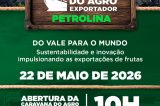 Ministro André de Paula desembarca em Petrolina para fortalecer agenda exportadora do AGRO