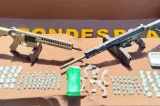 Fuzis, drogas e camêras de vigilância ilegal são apreendidas na Bahia