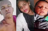 Casal e bebê de 1 mês são mortos a tiros após casa ser invadida; crianças de 5 e 8 anos presenciaram crime