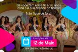 Inscrições abertas: concurso rainha da festa do interior 2026 com R$ 12 mil em prêmios