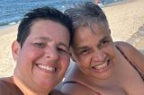 Mulher de Claudia Rodrigues chora ao expor luta da atriz pela vida durante recado emocionado à esposa de policial morto; assista