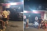 Empresário é baleado na cabeça em Paulo Afonso; vídeo mostra momento exato do crime