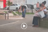 Polícia Técnica apura ato de destruição do patimônio público na Praça do Jacaré ; vídeo