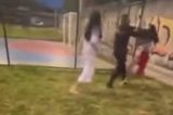 PM derruba adolescente durante abordagem com tapa no rosto; veja