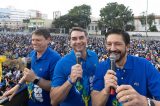 Flávio impõe tom eleitoral e Messias cita Judas na Marcha para Jesus