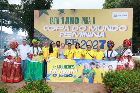 Bahia dá início à contagem regressiva para a Copa do Mundo FIFA de Futebol Feminino 2027