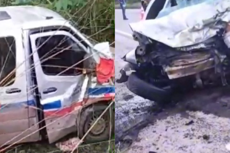 Vítima de acidente entre van e caminhonete morre após três dias internada