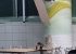 Forro cai na área de alimentação do Hospital da Restauração e timbu aparece entre destroços