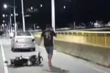 Acidente de moto deixa jovem morto e ferido em ponte na Bahia