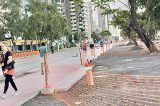 Obra do calçadão de Boa Viagem ganha 3º aditivo com “serviços extras” de R$ 11,5 milhões; só contrato principal já aumentou R$ 37 milhões