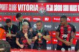Sob banho de gelo, Jair Ventura cancela coletiva após conquista do Vitória