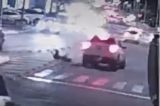 Motorista atropela duas pessoas em faixa de pedestres em Petrolina; confira o vídeo