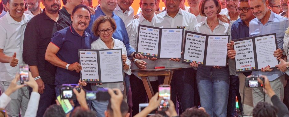 Prefeito Andrei recebe para Juazeiro mais de R$ 16 milhões em investimentos nas áreas de saúde, infraestrutura e desenvolvimento por meio de parcerias com os governos Estadual e Federal