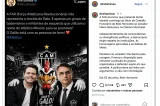 Torcida do Atlético-MG protesta contra Flávio e recebe críticas do PL