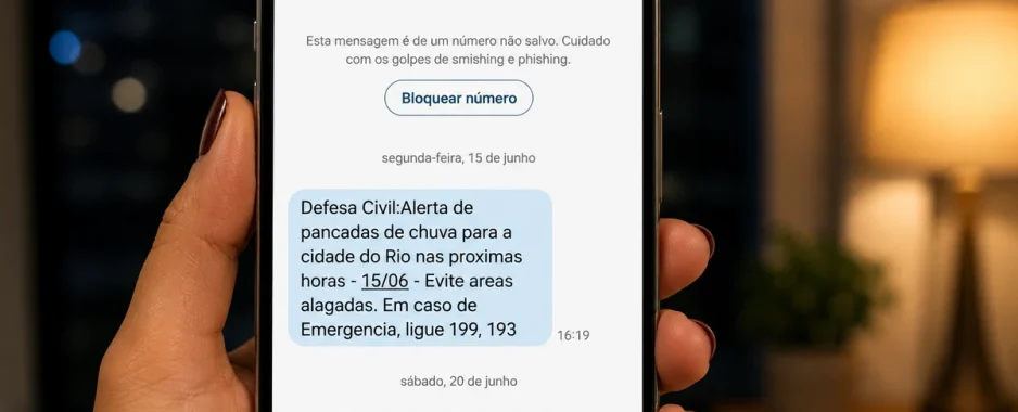 Celulares disparam alerta extremo com mensagem misteriosa e assustam moradores pelo Brasil: ‘Misantropia’