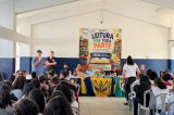 Jorge Garziera participa de roda de conversa com alunos da Erefem Antônio de Amorim e destaca o pertencimento por Lagoa Grande