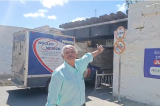 Durante gravação de vídeo do pré-candidato a deputado David Lima, motorista não presta atenção e se bate no pontilhão