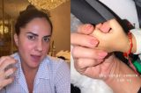 Graciele Lacerda revela cirurgia no rosto da filha com Zezé Di Camargo e faz desabafo: “saímos de lá morrendo de chorar”