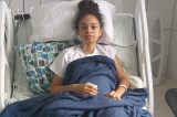 Família de jovem atacada por tubarão no Recife faz vaquinha para custear tratamento