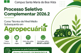 IFSertãoPE oferece 31 vagas para curso Técnico em Agropecuária em Santa Maria da Boa Vista 