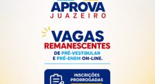 Inscrições para vagas remanescentes do Aprova Juazeiro on-line terminam neste domingo (12)