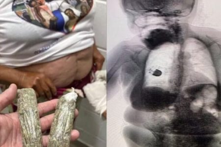Idosa é presa ao tentar entrar com drogas no Conjunto Penal de Irecê