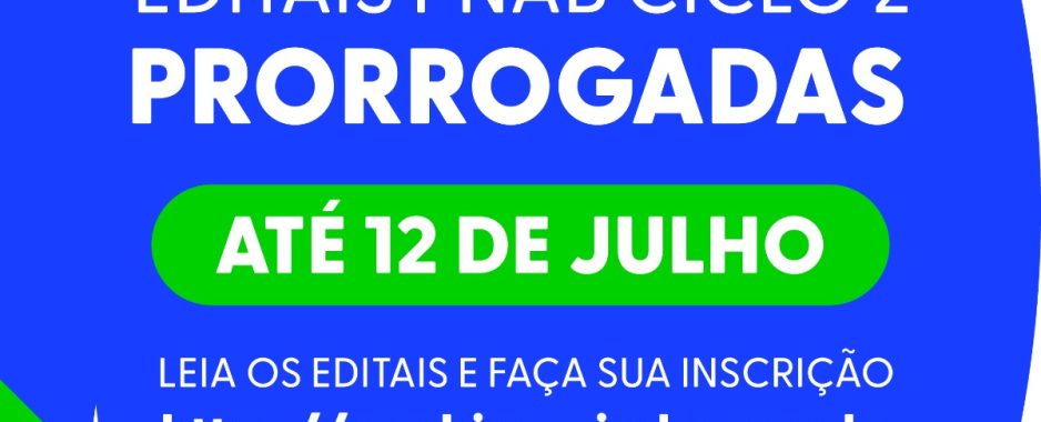 Prefeitura de Juazeiro prorroga até 12 de julho inscrições para editais da Política Nacional Aldir Blanc com investimento de R$ 1,27 milhão na cultura