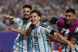Julián Álvarez faz golaço, Argentina vence a Suíça na prorrogação e vai à semifinal da Copa Julián Álvarez faz golaço, Argentina vence a Suíça na prorrogação e vai à semifinal da Copa