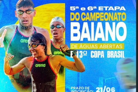 Juazeiro recebe neste sábado (4) a 13ª Copa Brasil e as 5ª e 6ª etapas do Campeonato Baiano de Águas Abertas